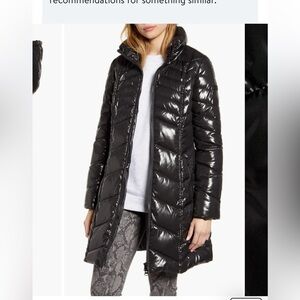 Sam Edelman Long Black Puffer Coat